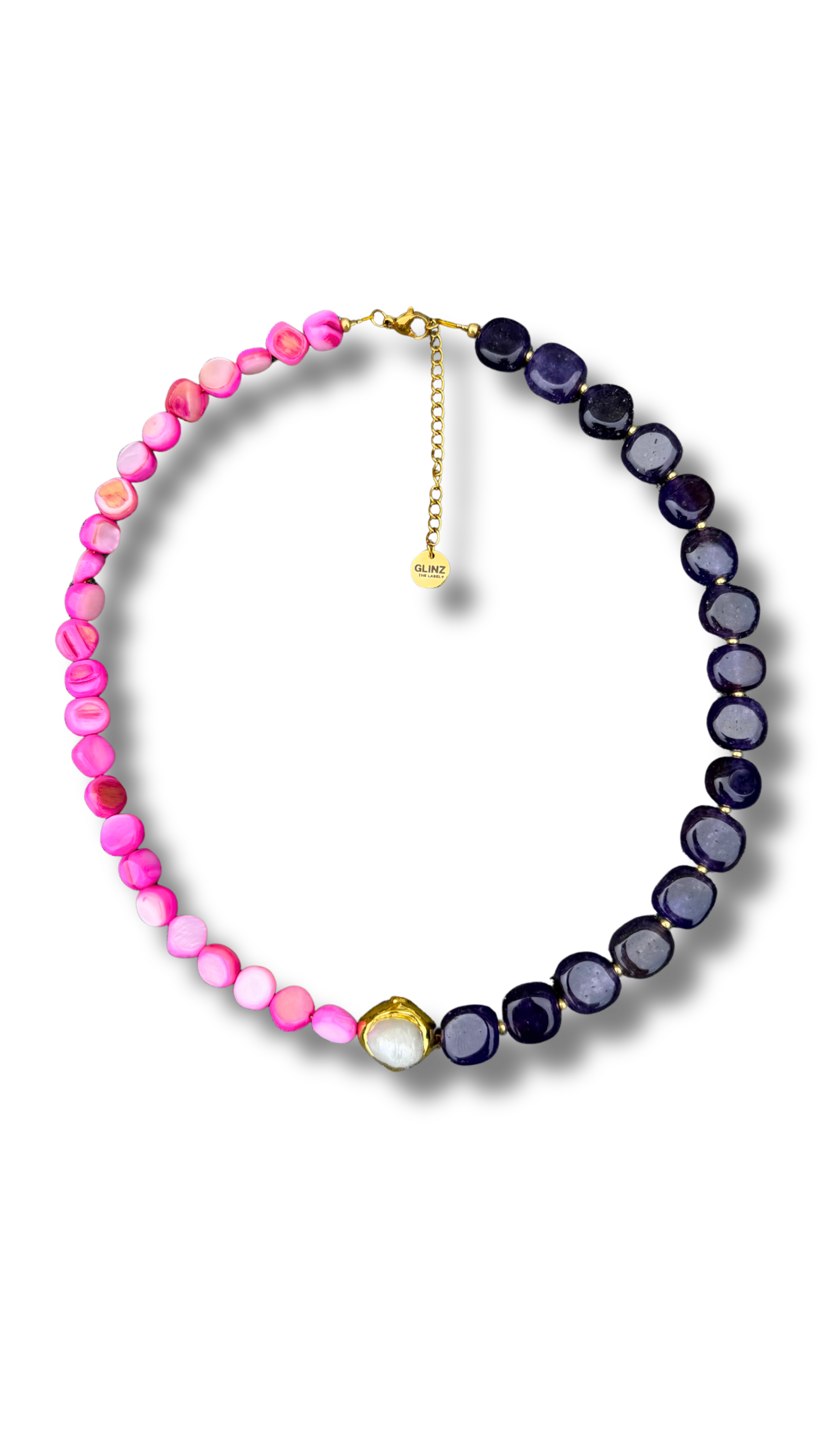 Luna Pearl necklace - Purple Rain