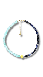 Smiley Necklace - Twice as blue