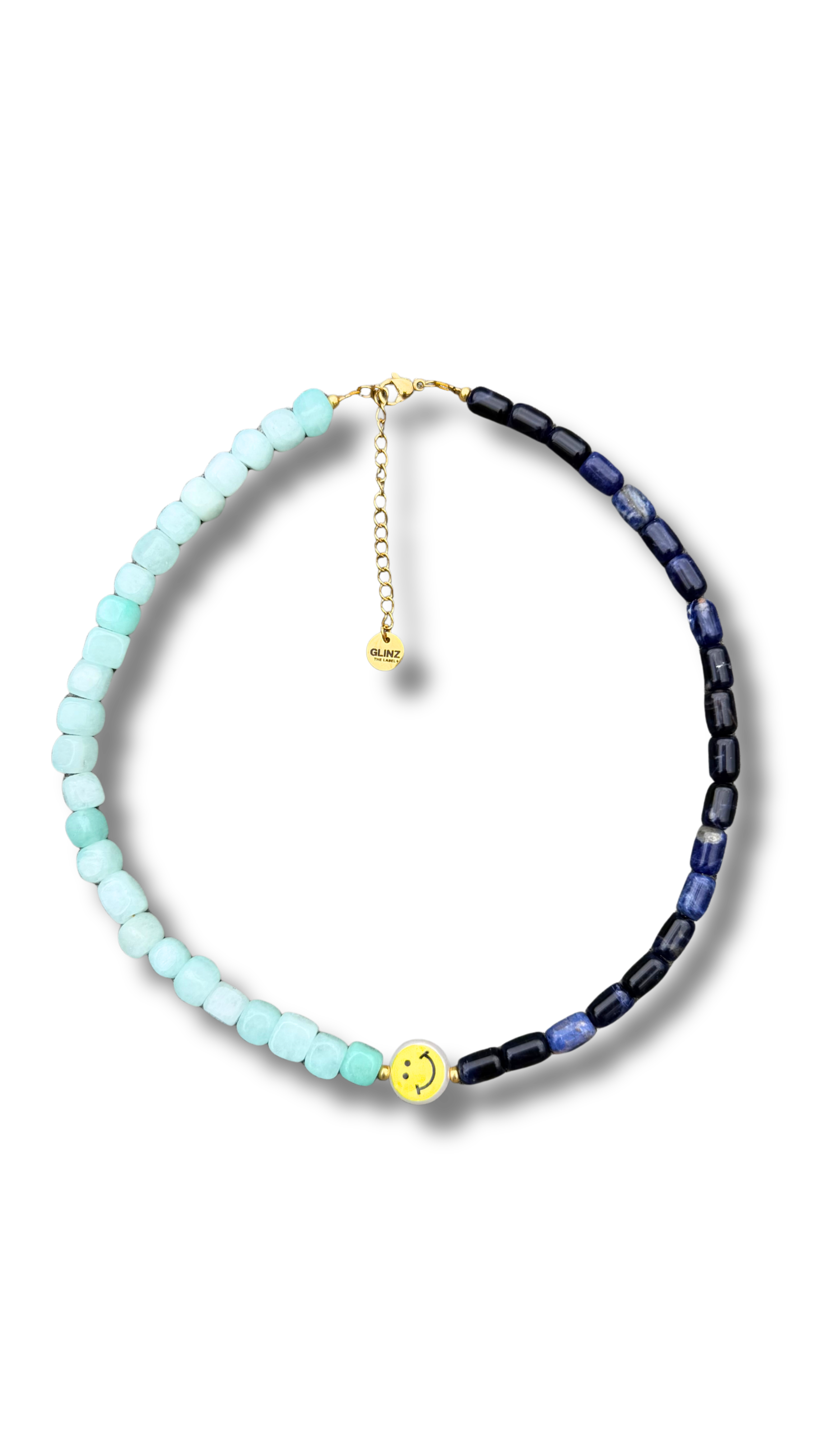 Smiley Necklace - Twice as blue