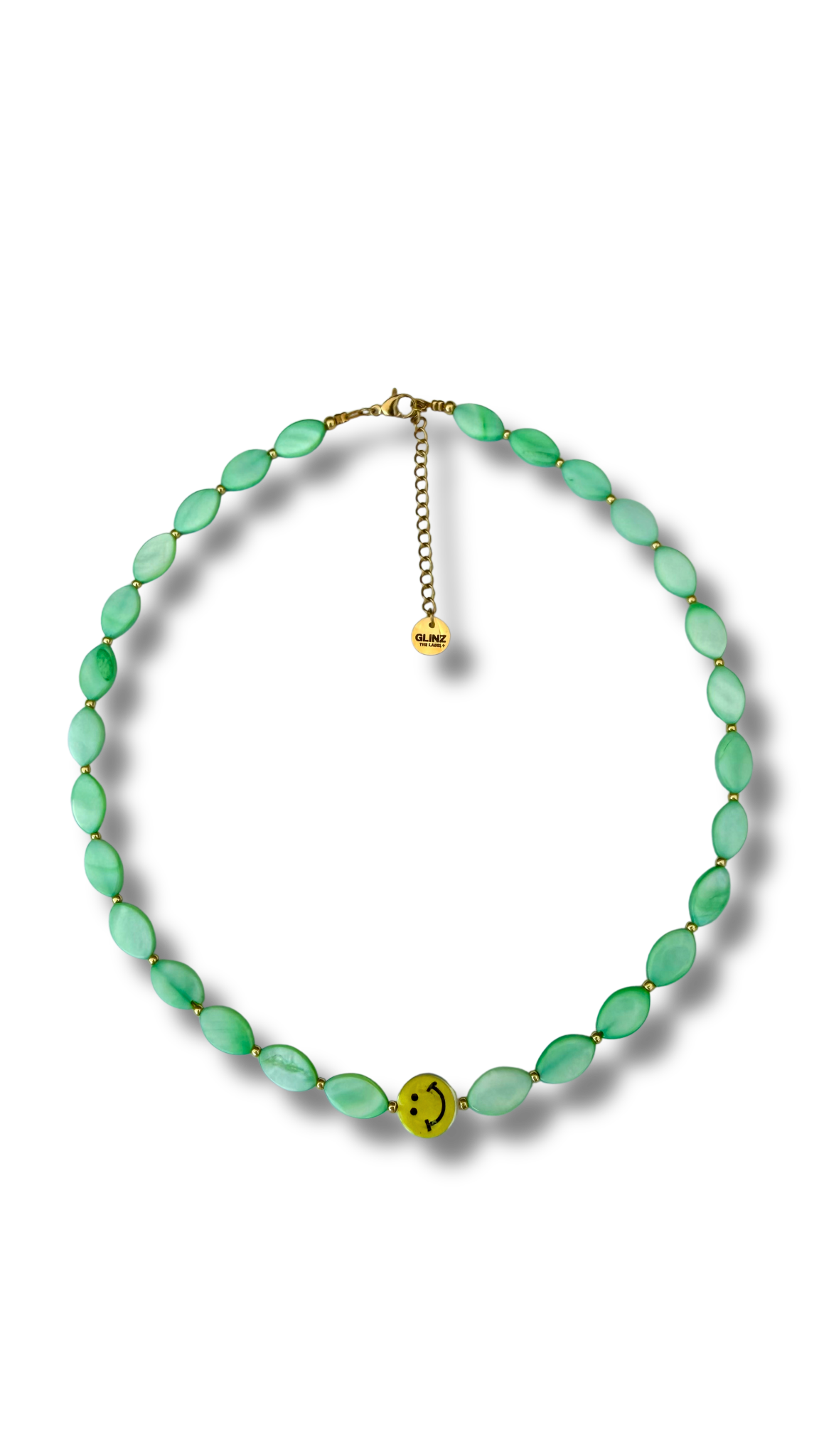 Smiley necklace - Minty Shelly