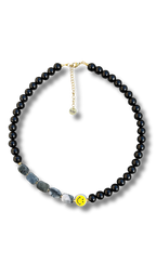Smiley Necklace - Midnight Mood