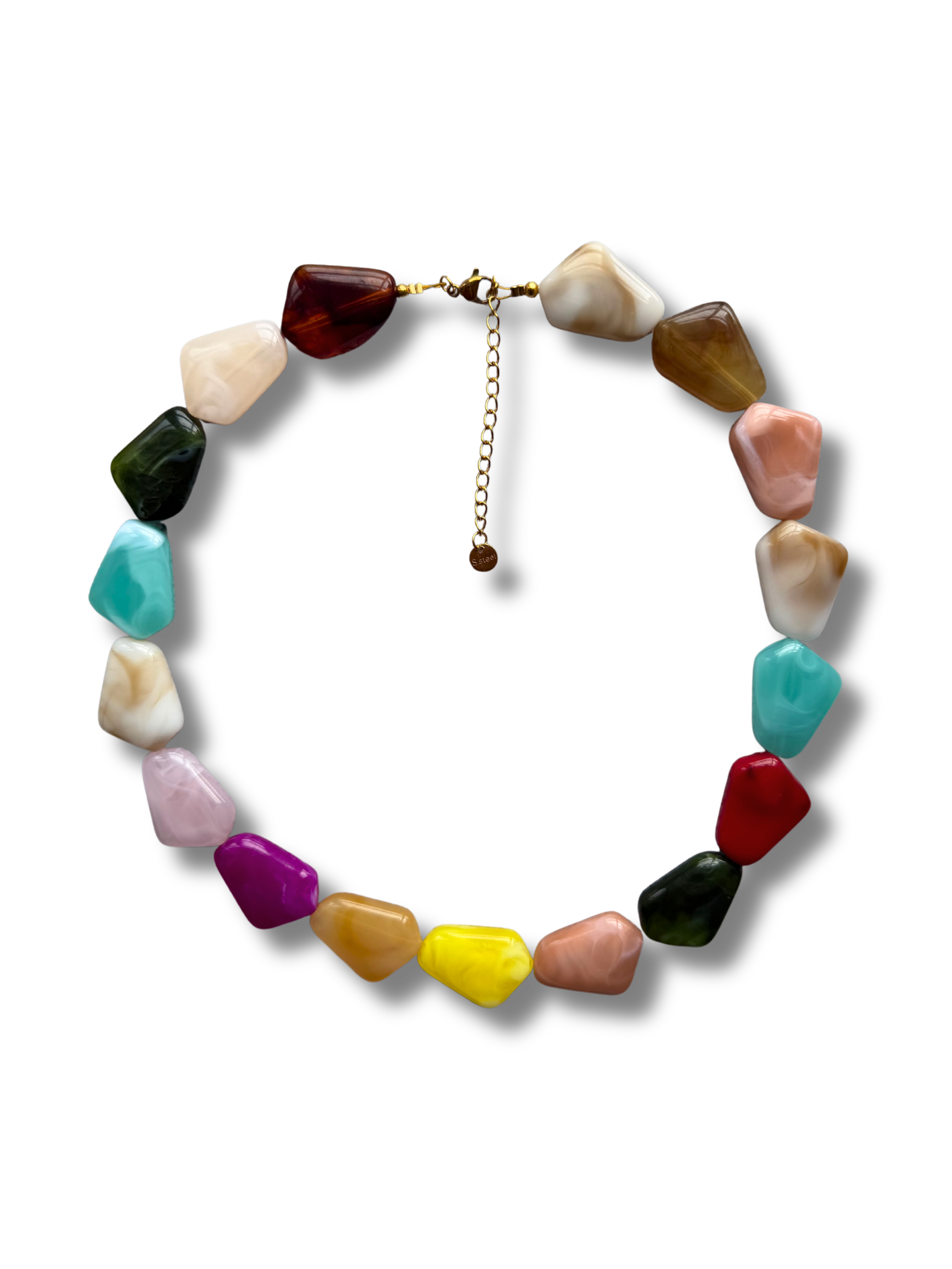 Acrylic necklace - Colorful 1.0