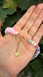 Luna Pearl necklace - Cotton Candy